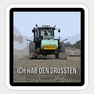 Farmer Motivational Harvest Time Sticker